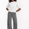 Lexie bonded PDP trousers - black/kit
