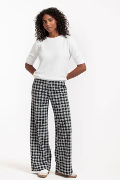 Lexie bonded PDP trousers - black/kit