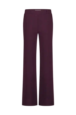 Lexie bonded trousers - blackberry