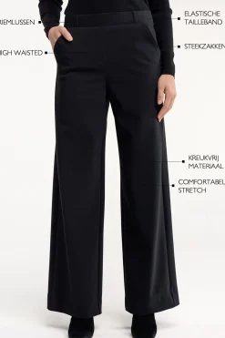 Lexie bonded trousers - black