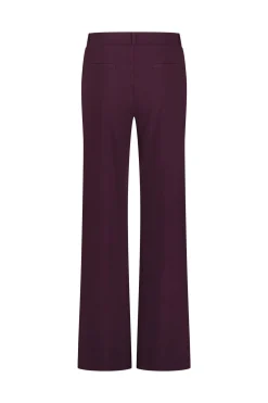 Lexie bonded trousers - blackberry