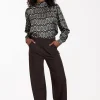 Lexie bonded trousers - espresso