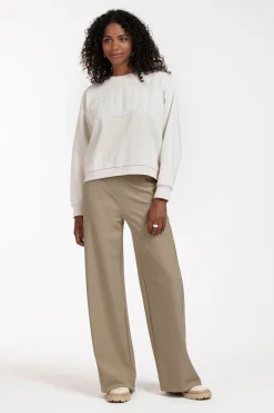 Lexie bonded trousers - latte