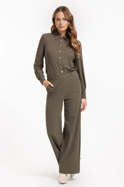 Lexie bonded trousers - new army