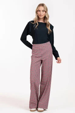 Lexie check trousers - multi color