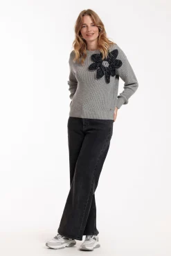 Lexie denim trousers - black