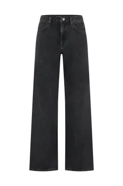 Lexie denim trousers - black