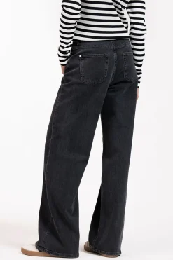 Lexie denim trousers - black