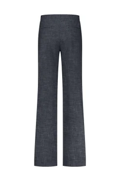 Lexie LONG bnd dnm tweed trousers - midnight blue