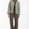 Lexie LONG bonded trousers - new army