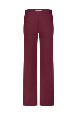 Lexie LONG bonded trousers - merlot