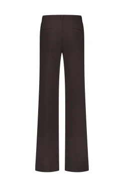 Lexie LONG bonded trousers - espresso