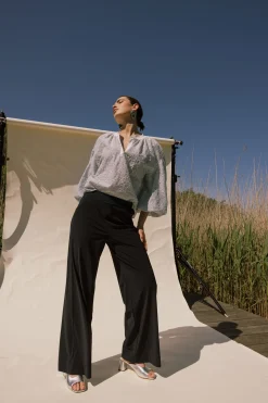 Lexie summer trousers - dark blue