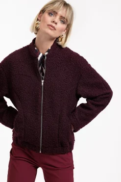 Lies bomber jacket - blackberry