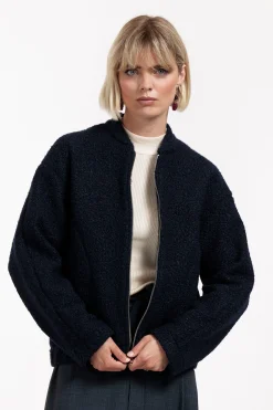 Lies bomber jacket - dark blue
