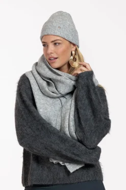 Lisette furry pullover - grey melange