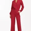 Louise jumpsuit - dark red