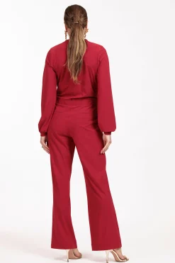 Louise jumpsuit - dark red