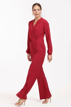 Louise jumpsuit - dark red