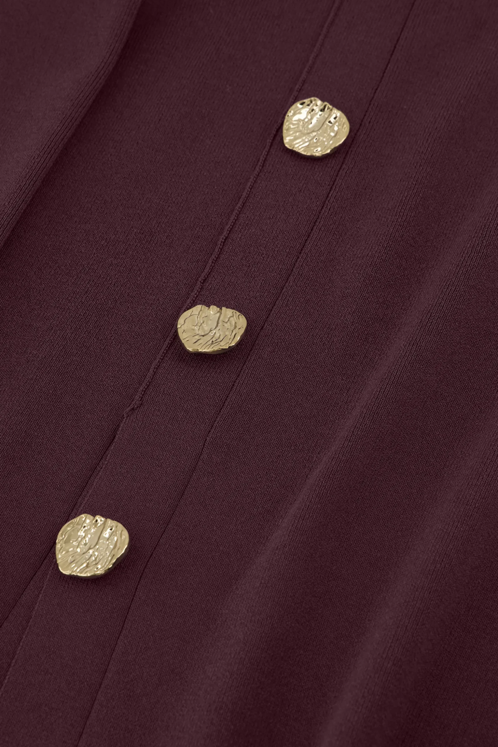 Lovis button pullover - blackberry
