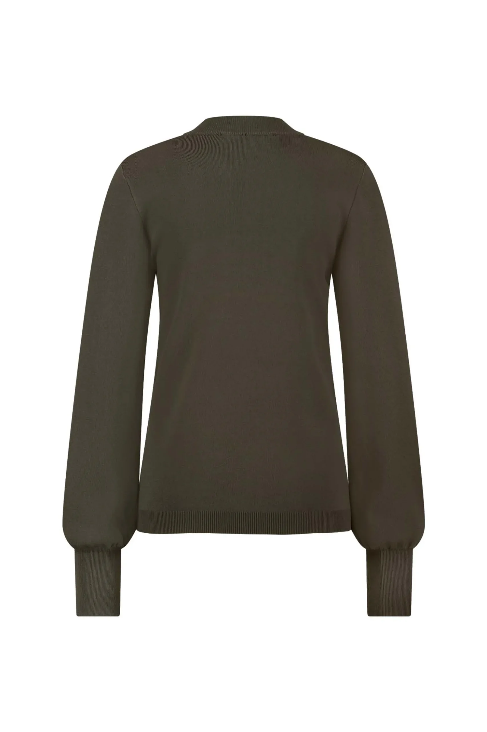 Lovis button pullover - new army