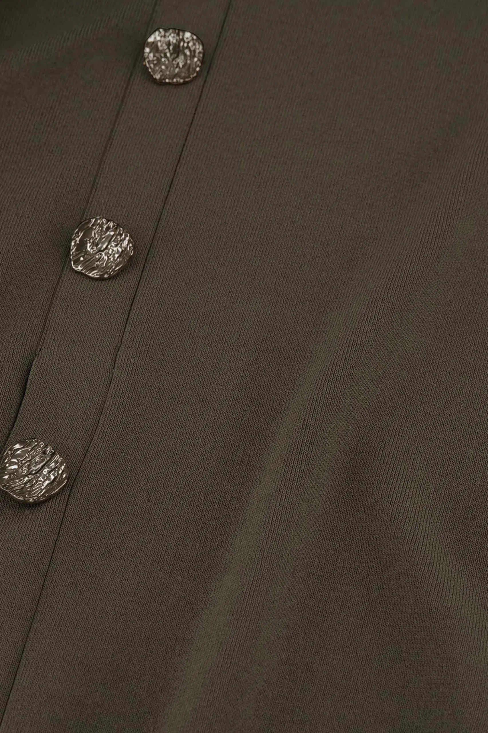 Lovis button pullover - new army