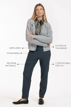 Luca trousers - antraciet