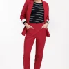 Luca trousers - dark red