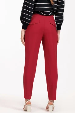 Luca trousers - dark red