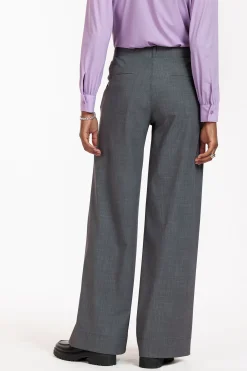 Luz grey melee trousers - grey melange