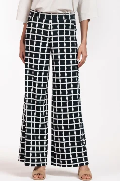 Luz squares trousers - dblue/kit