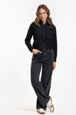 Mabel tape jacket - black