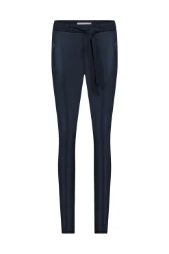 Margot leather trousers - dark blue