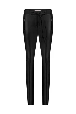 Margot leather trousers - black