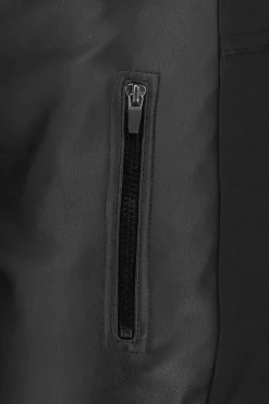 Margot leather trousers - black