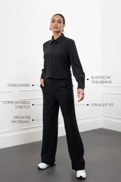 Marilon Trousers - dark blue