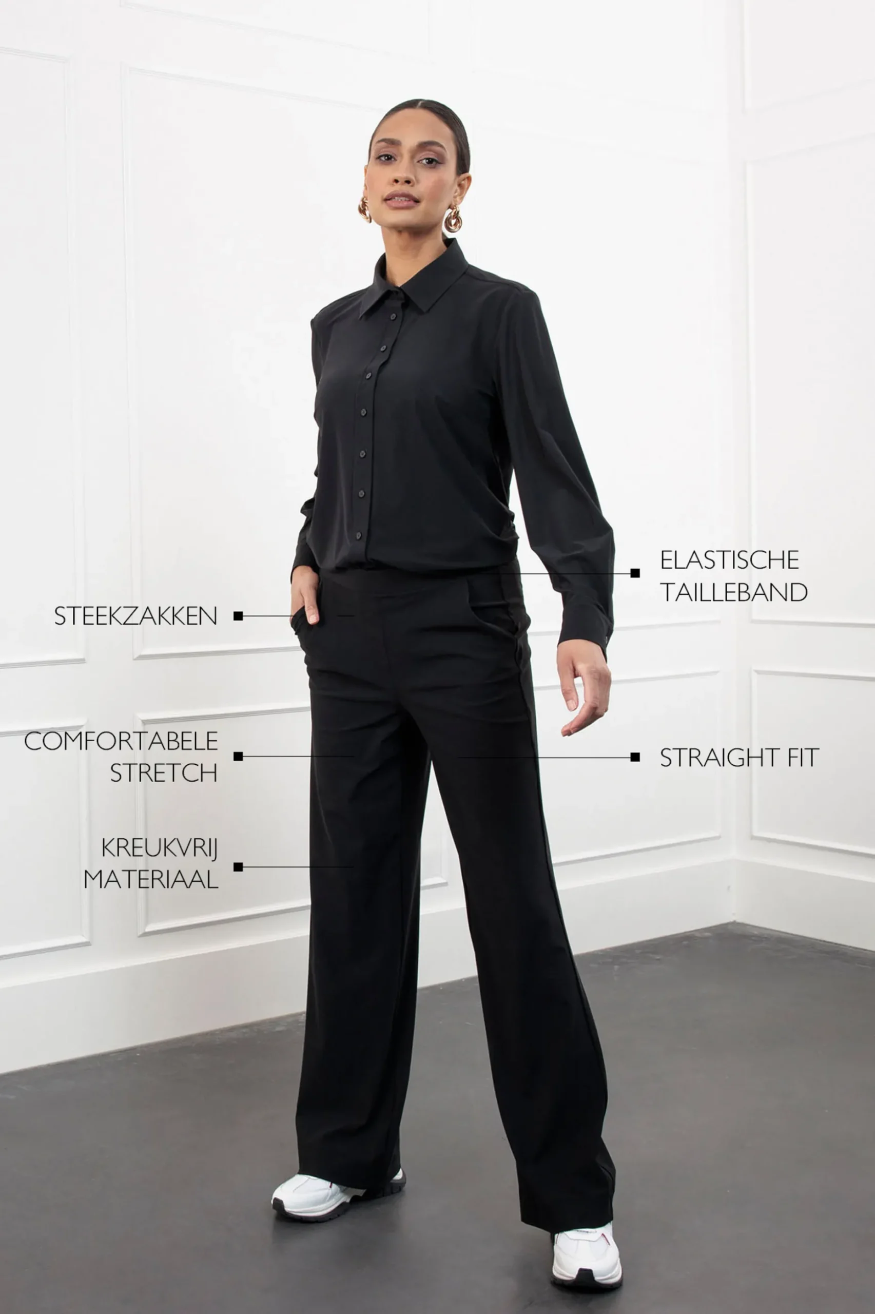 Marilon Trousers - dark blue