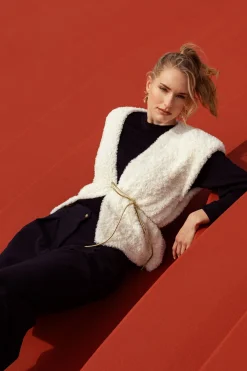Marly fluffy waistcoat - kit