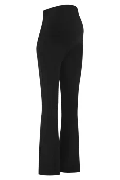 Maternity flair trousers - black