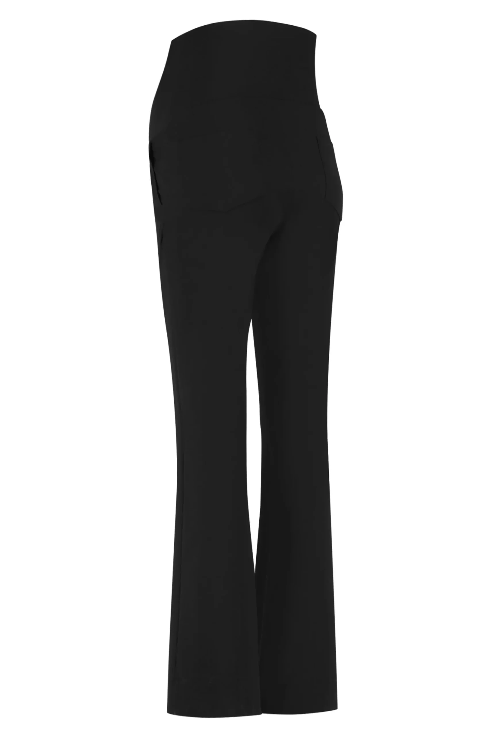 Maternity flair trousers - black