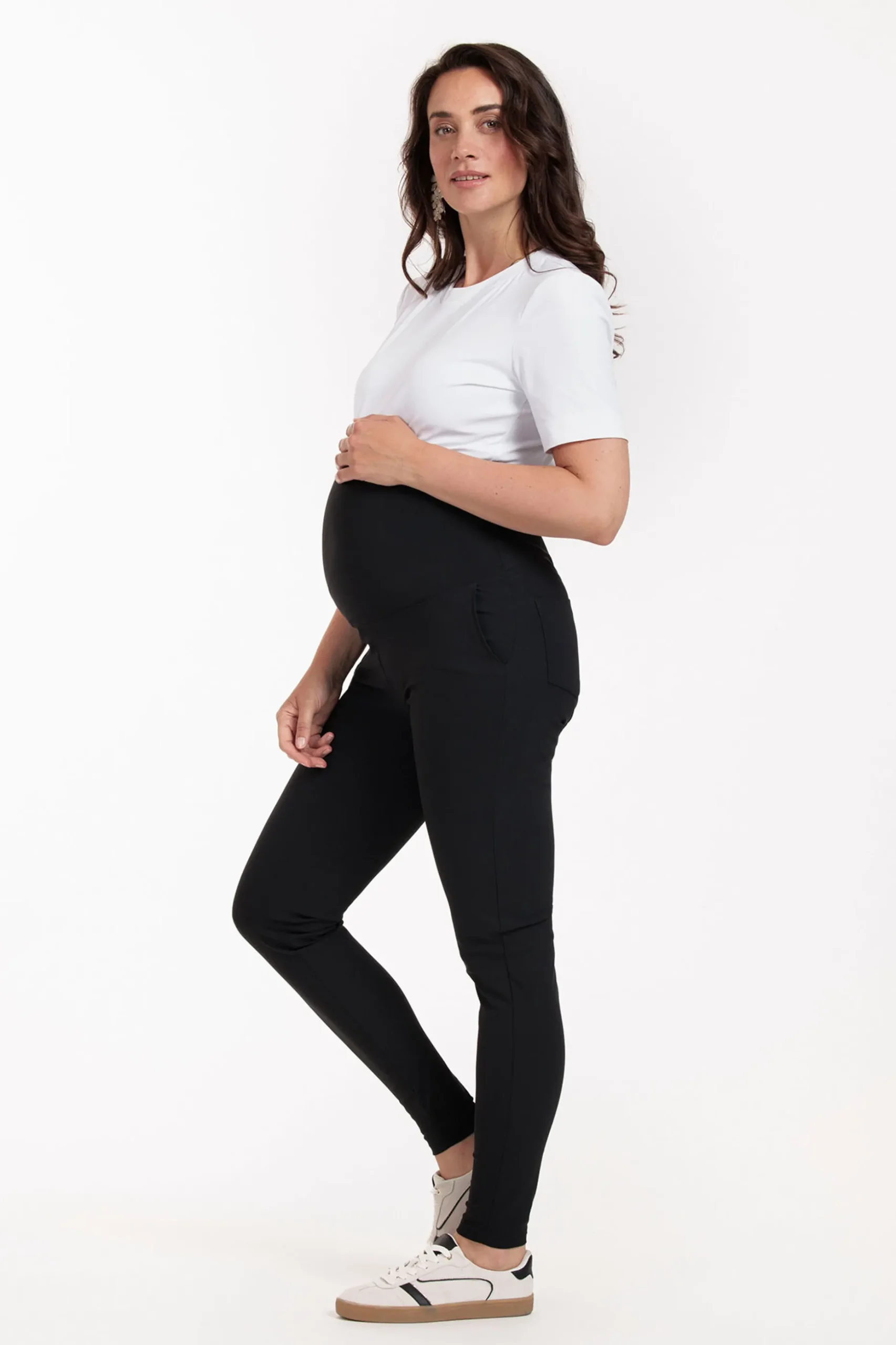 Maternity trousers - black