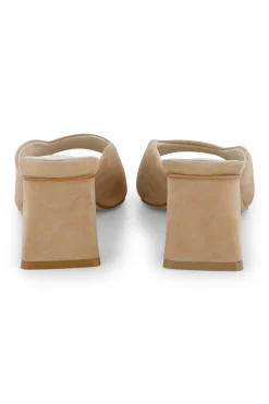 Maureen mid heel sandals - camel