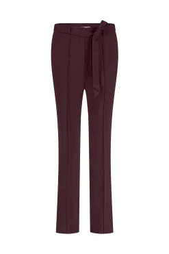 May bonded trousers - blackberry