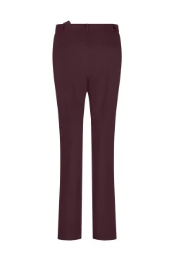 May bonded trousers - blackberry