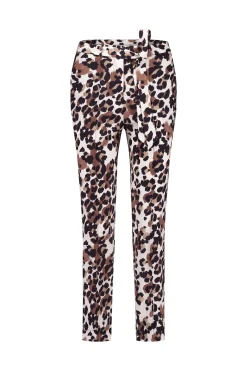 May leopard trousers - kit/chocolate