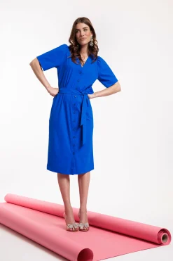 Megan dress - cobalt