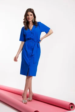Megan dress - cobalt