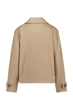 Meriel herringbone jacket - beige