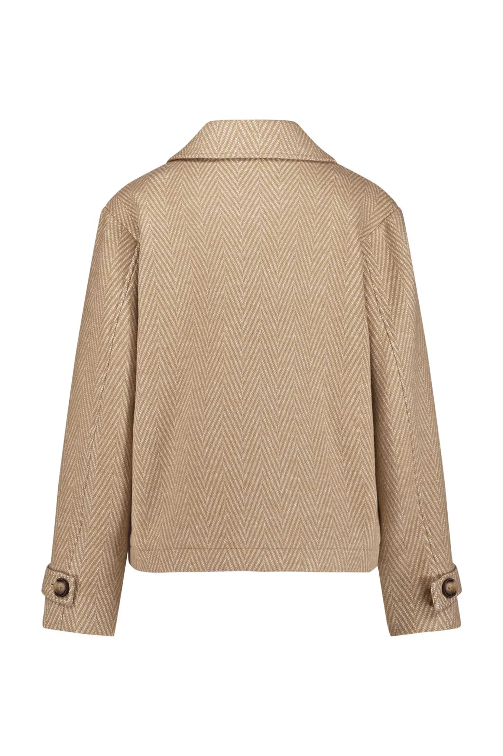 Meriel herringbone jacket - beige