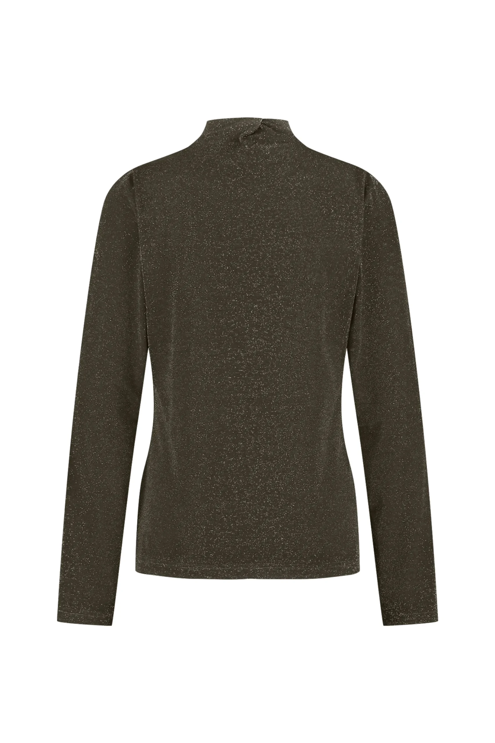 Miki glitter top - new army
